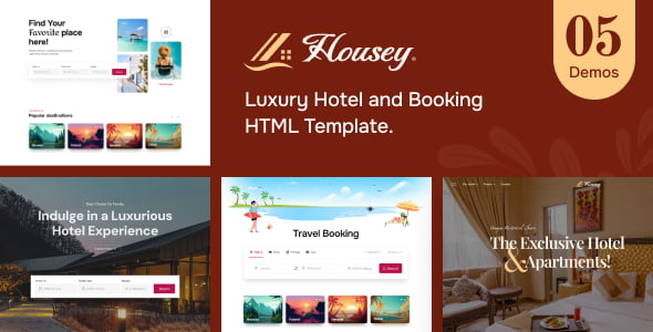 Housey – Resort and Hotel HTML Template