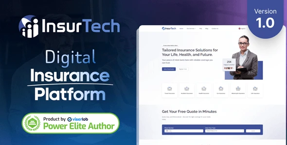 InsurTech – Digital Insurance Platform PHP Script