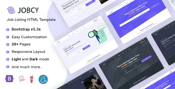 Jobcy – Job Board HTML Template