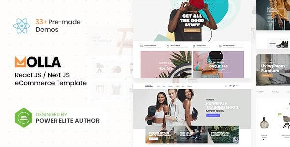 Molla – React/Next eCommerce Template