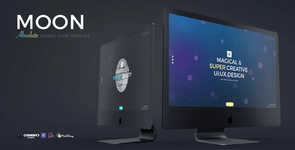 MOON – Absolute Coming Soon Template HTML