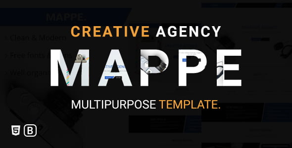 Mappe – Creative Agency Bootstrap Html Template