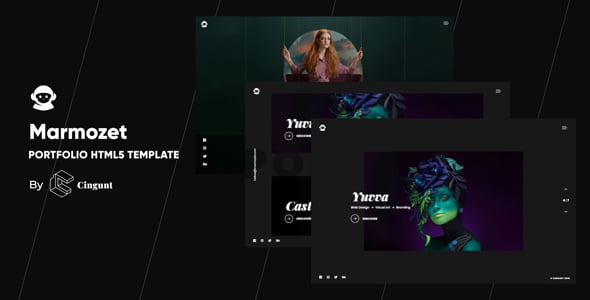 Marmozet – Portfolio Showcase HTML5 Template
