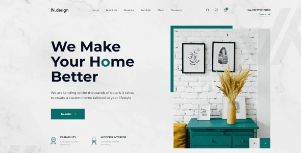 Mint – Interior Design HTML Template