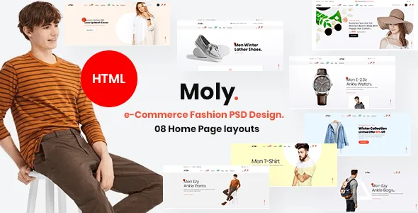 Moly – Multipurpose Ecommerce HTML5 Template