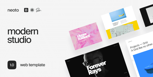 Neoto – Creative Studio Portfolio Template HTML