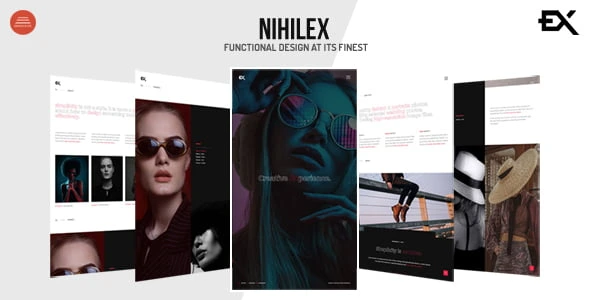 Nihilex – Photography Portfolio Template HTML