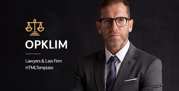 Opklim – Lawyer and Law Firm HTML Template