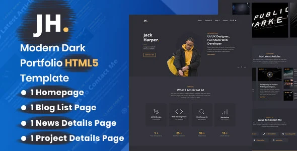 Palun – Personal Portfolio HTML Template