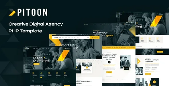 Pitoon – PHP – Creative Digital Agency Template