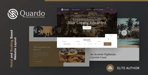 Quardo – Deluxe Premium Hotels HTML Template