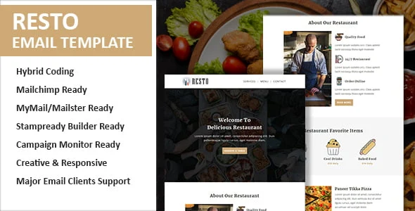 Resto – Email Newsletter Template HTML