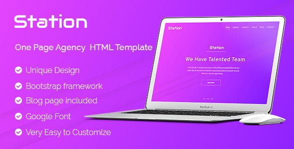 Station – Agency HTML Template