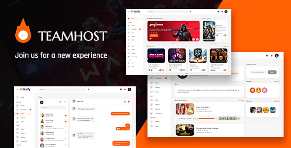 TeamHost – Gaming Community HTML Template