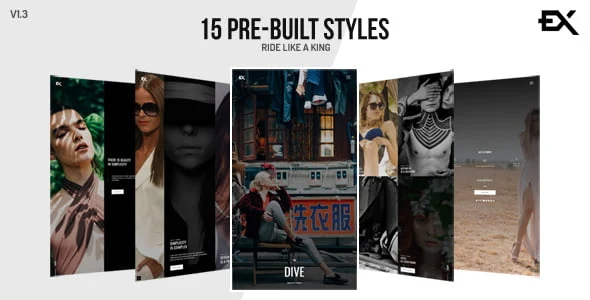 The Dive – Creative One Page Photography Portfolio Template HTML