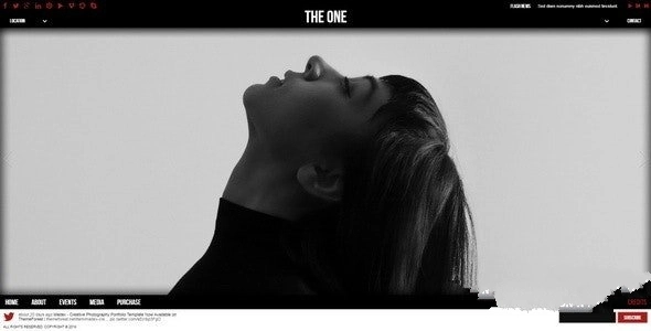 The One – One Page HTML Template
