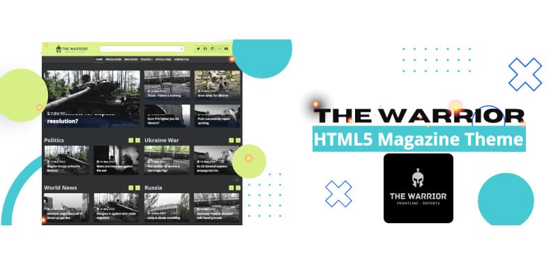 The Warrior – HTML Template