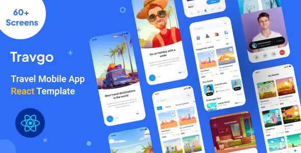 Travgo – Travel Mobile App React Template