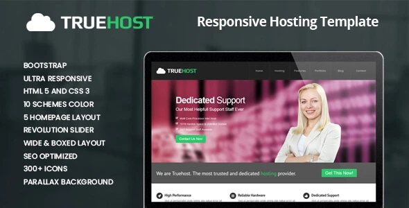 Truehost – Responsive HTML5 Hosting Template