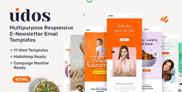 Udos – Multipurpose Responsive E-Newsletter Email Template HTML