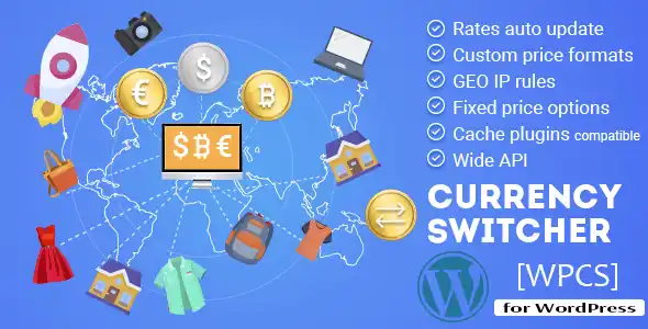 WPCS – WordPress Currency Switcher Professional – Multi Currency