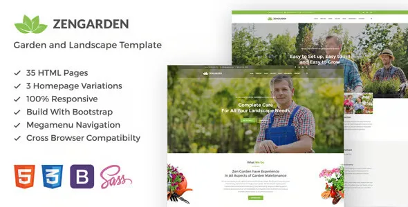 Zen Garden – Garden and Landscape HTML Template