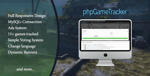 phpGameTracker – Game Servers Statistics PHP Script