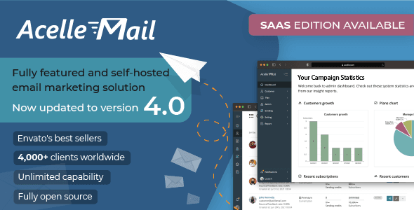Acelle – Email Marketing Web Application PHP Script