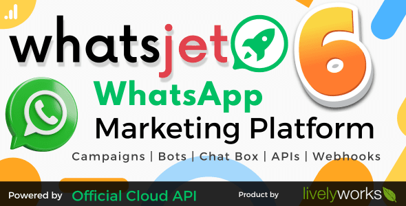 WhatsJet SaaS – A WhatsApp Marketing Platform with Bulk Sending, Campaigns & Chat Bots PHP Script